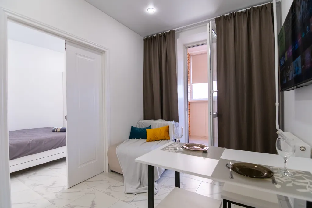 Апартаменты с стильным ремонтом на троих