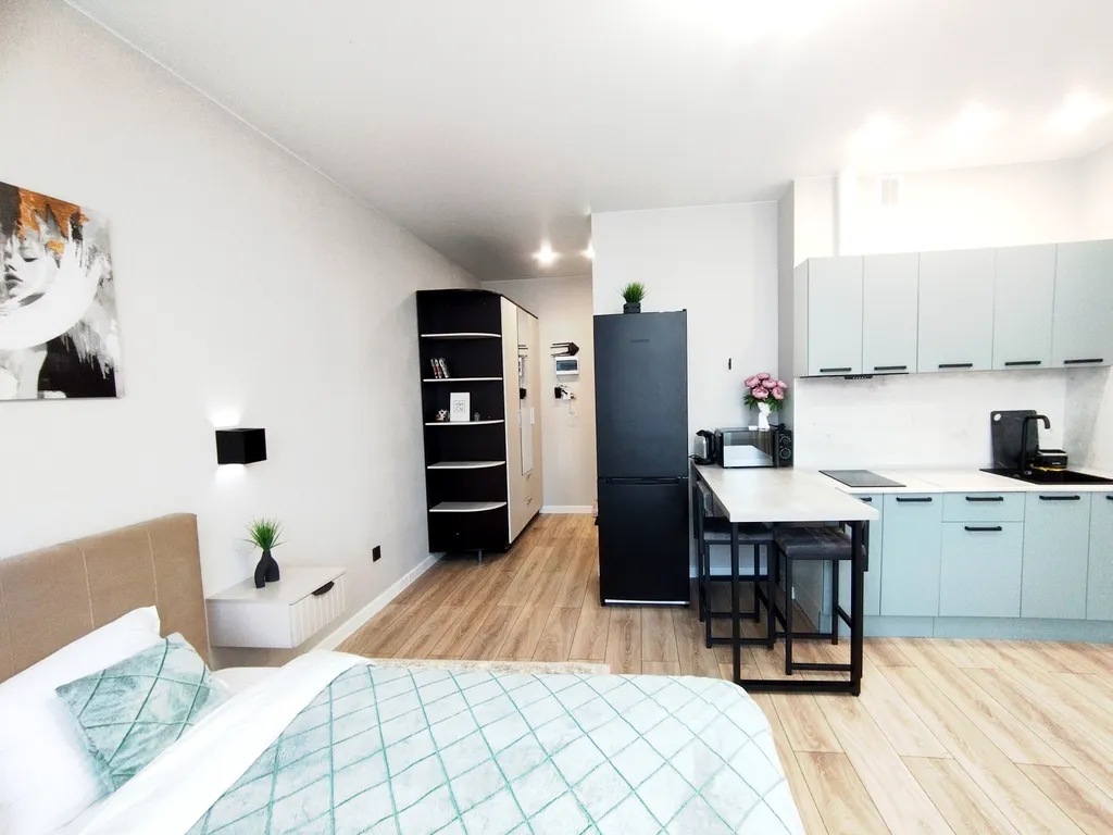 Квартира Квартира Stay Home студия в ЖК Самолёт на Ивана Беличенко д.90 к.1 — Краснодар