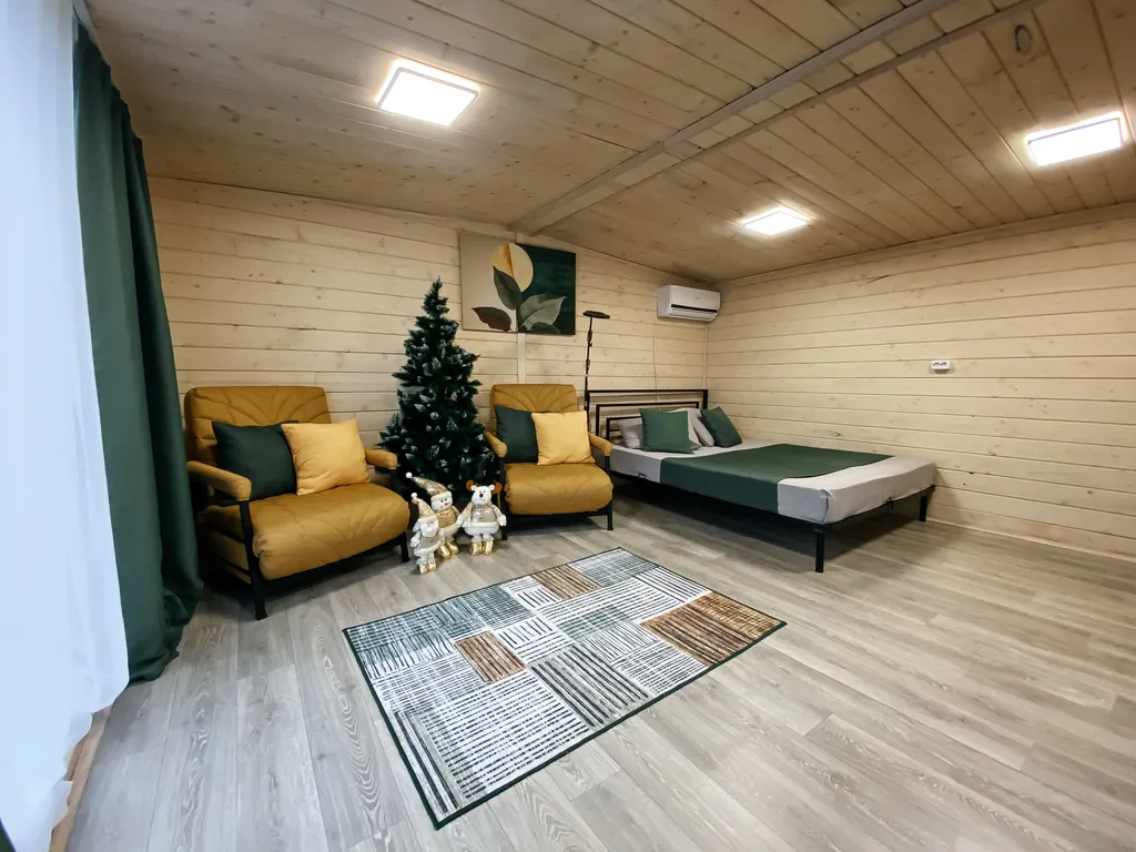 Глэмпинг 30m2 — чан, кухня, Wi-Fi