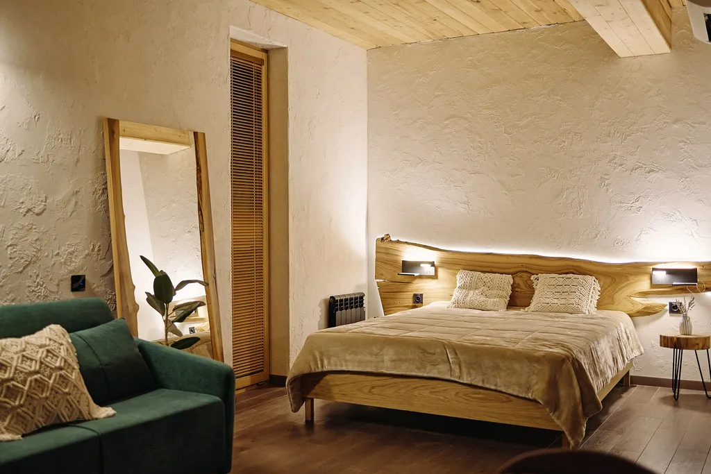 Студия Воздух с классной кухней в гостевом доме Пентакли в Красной Поляне