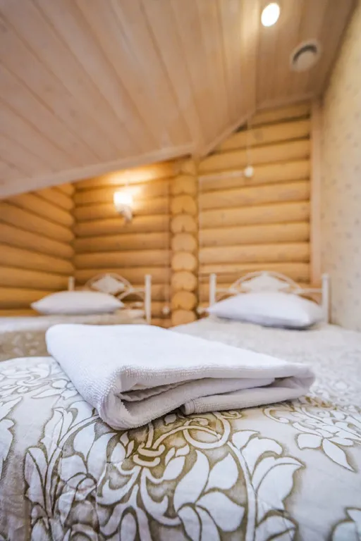 Уютные апартаменты 75 м² c 3-мя спальнями в деревянном доме