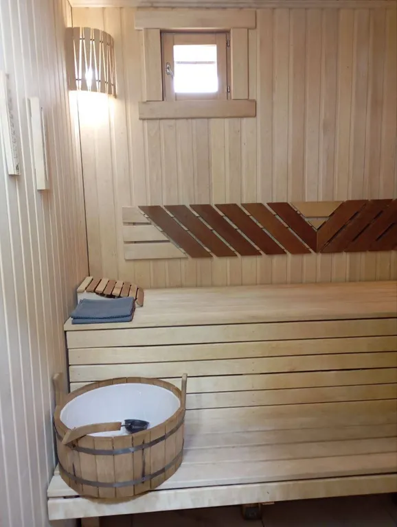 Дом из бруса с русской баней