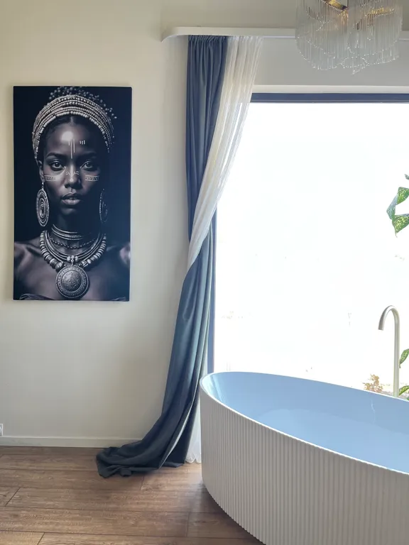 Дом с сауной и купелью с шикарным видом на озеро