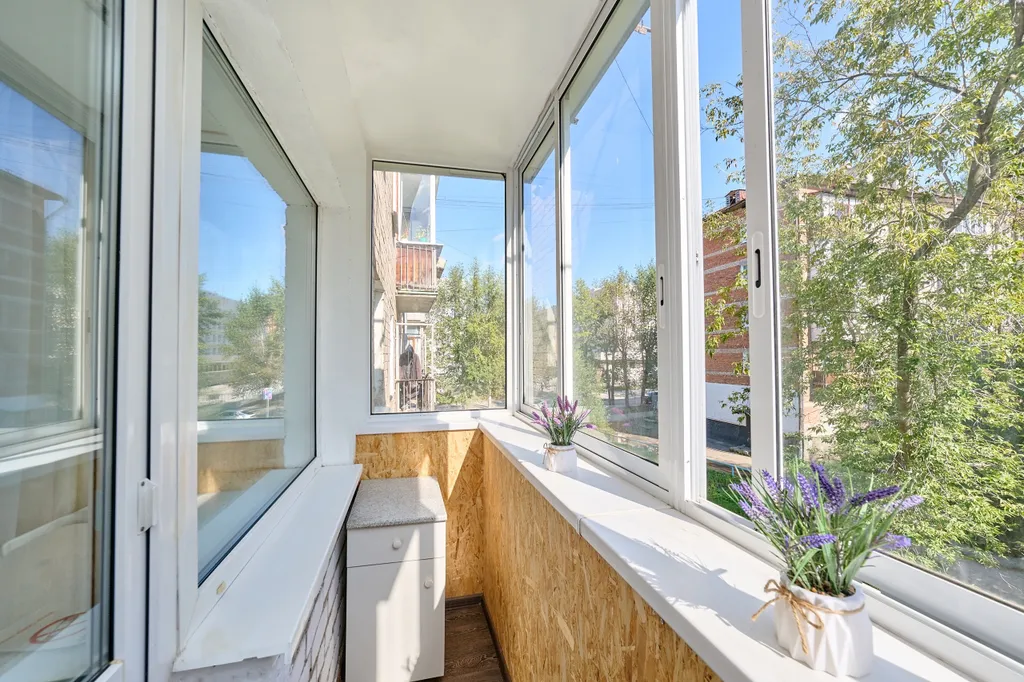 Однокомнатная квартира с балконом вместительность на 4 человека