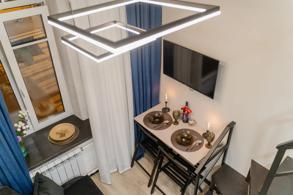 Квартира Квартира Новая студия с видом на реку Фонтанку и всем необходимым для комфорта! — Санкт-Петербург