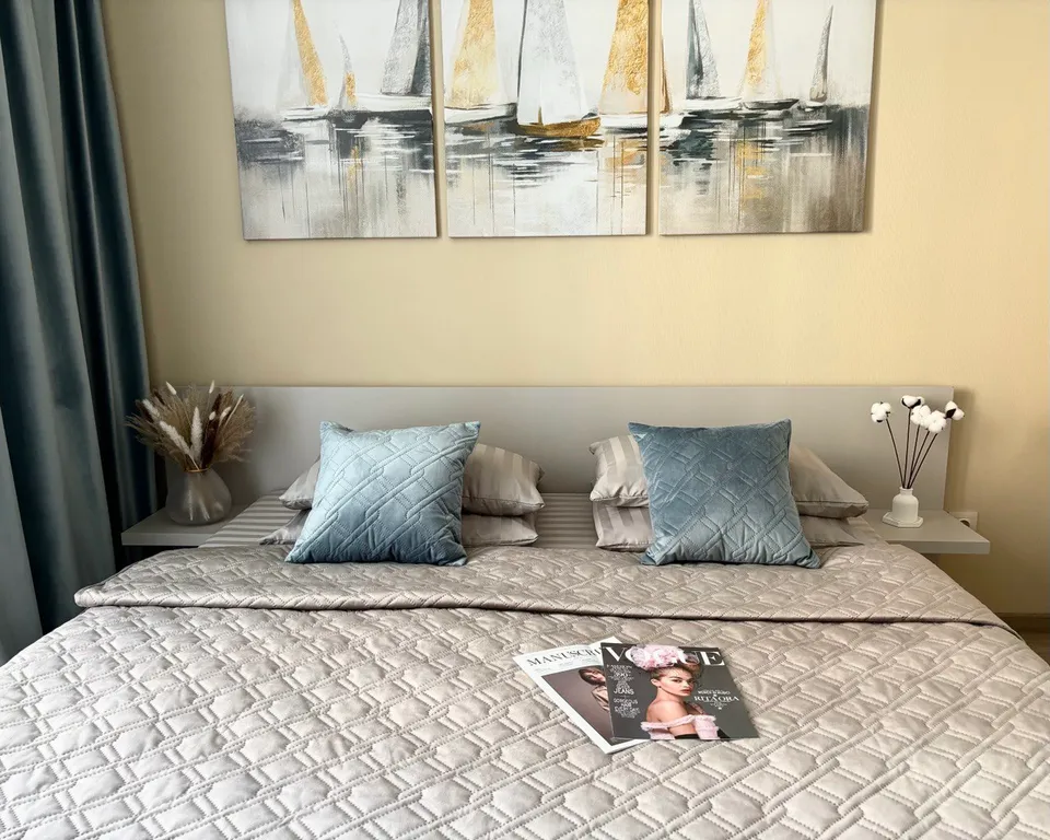 Уютная квартира с отдельной спальней на западном пляже Зеленоградска