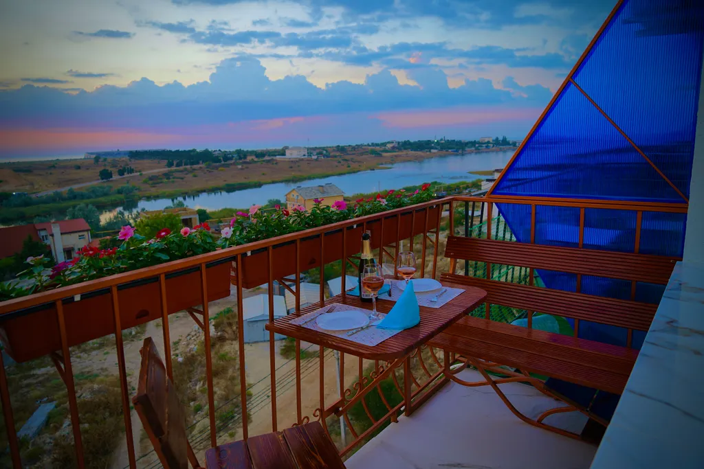 Люкс с видом на море и морской закат