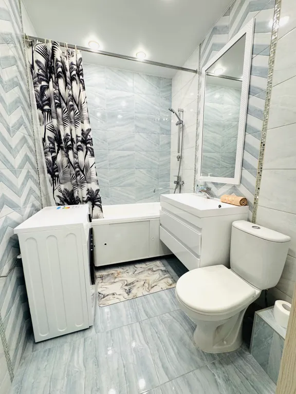 Апартаменты, студия с видом на речку, квартира в новом жилом комплексе