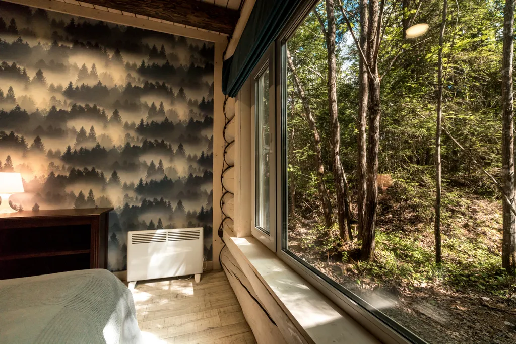 Karelia Log House “Дом с камином”  с панорамным видом на лес