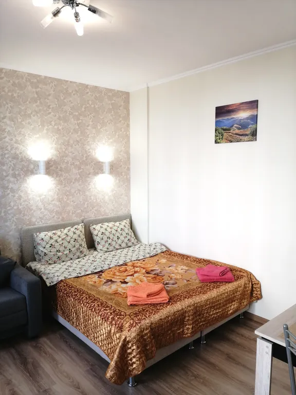 Уютная квартира-студия с новым дизайнерским ремонтом