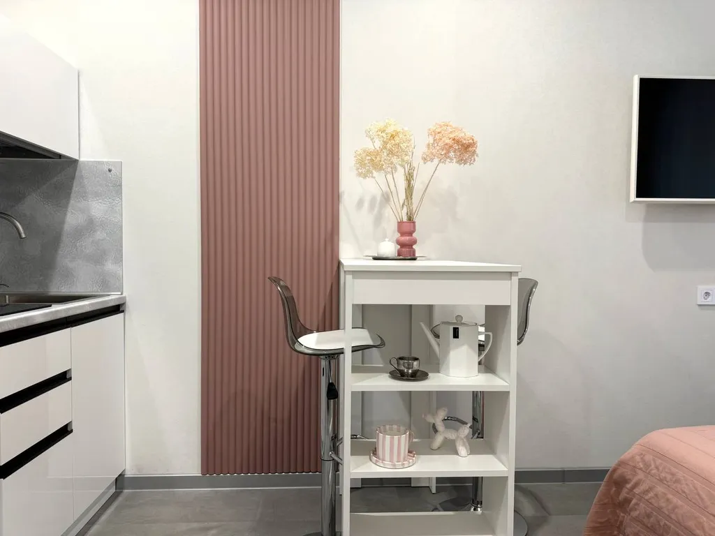 Апартамент в гламурных тонах