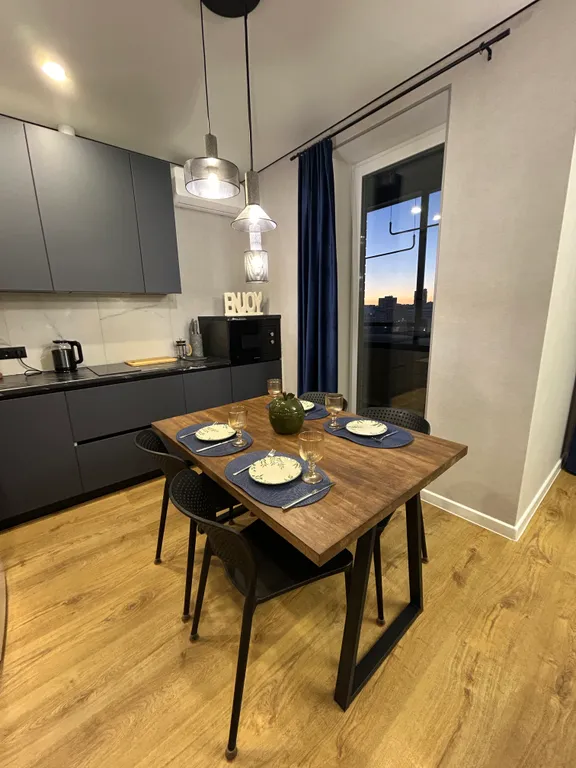 Уютная студия у ТРЦ Талисман с барбекю зоной