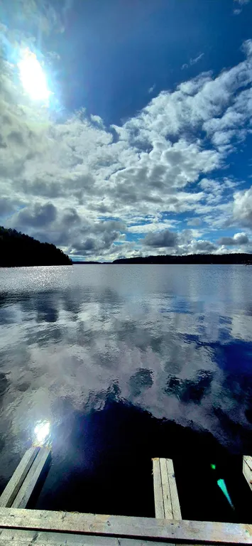 Раухала Деревянный Коттедж на воде