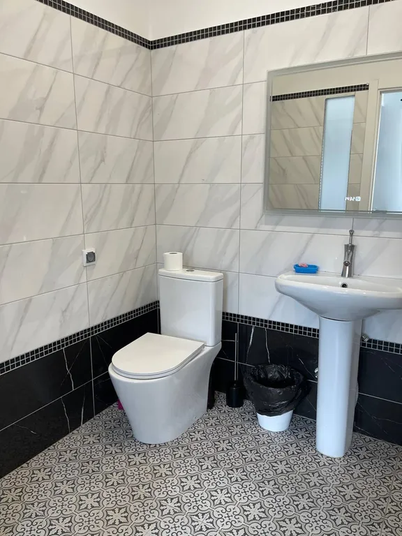 Семейные апартаменты в черно- белом стиле