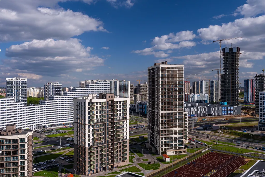 Квартира Апартаменты у метро с панорамными видами на город — Минск