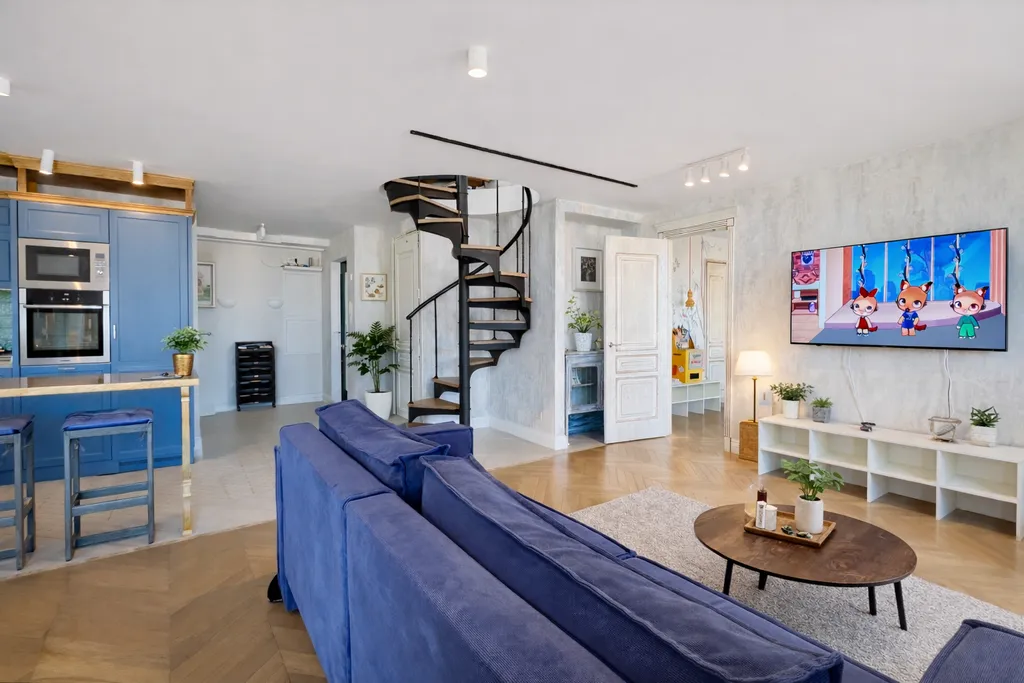 Квартира Квартира Просторный апартамент с террасой напротив Павловского парка — Пушкин