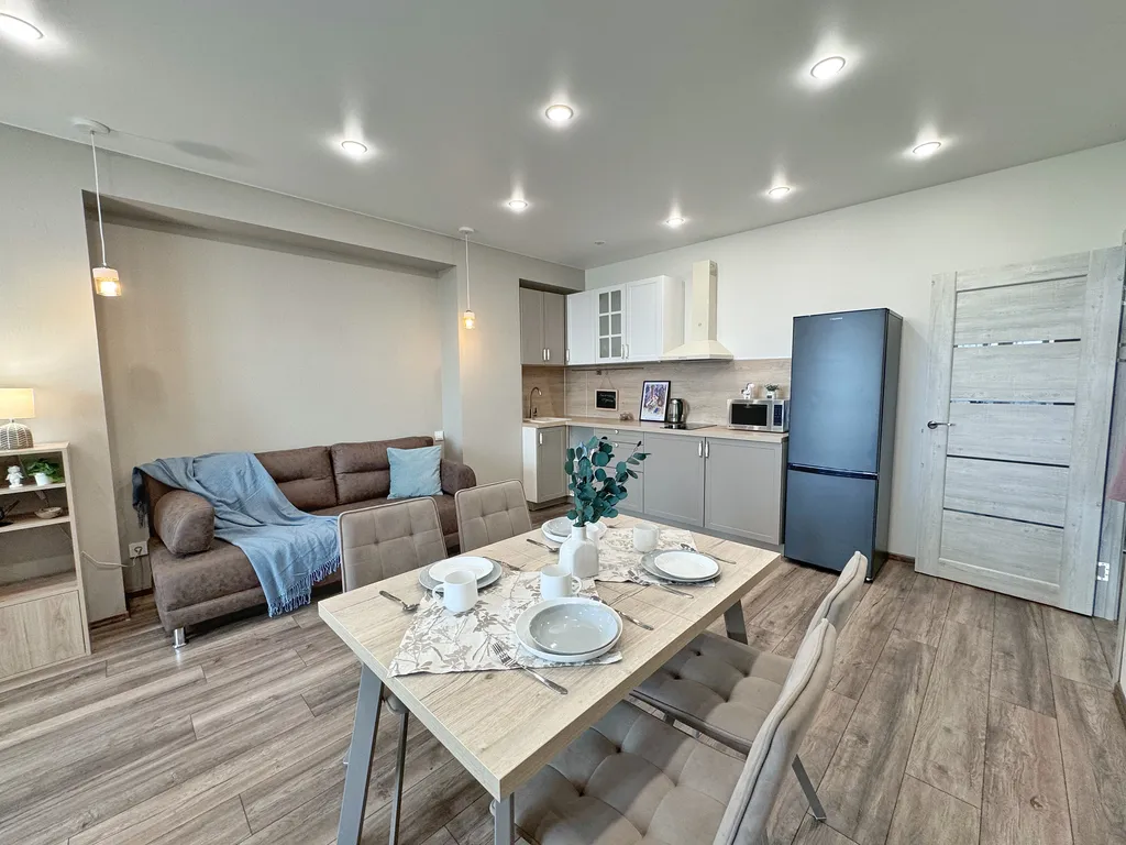 Дизайнерская 2-комнатная квартира в ЖК Бизнес-класса в центре города