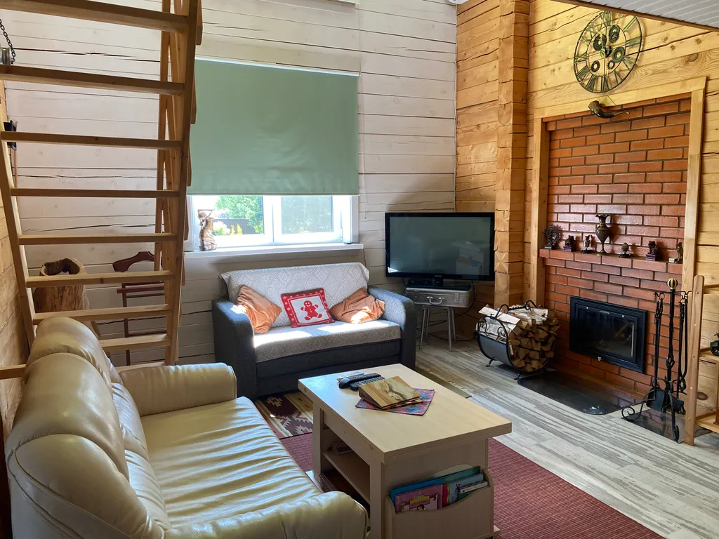 Дом-баня с видом на Волгу