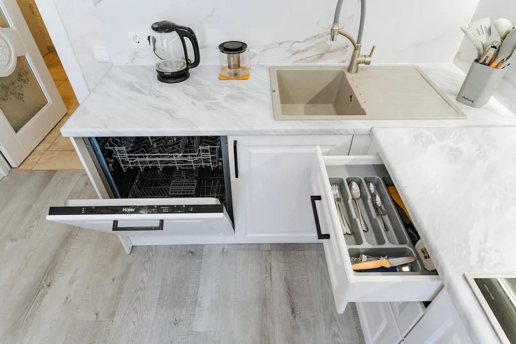 Просторная двушка с посудомоечной машиной