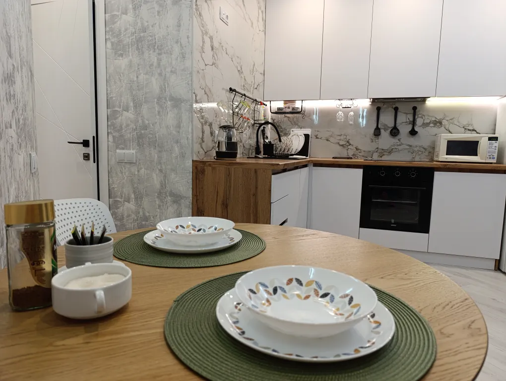 Новая квартира в центре Спутника с видом на набережную