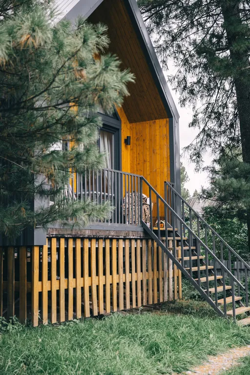 Уютный домик в кедровом лесу