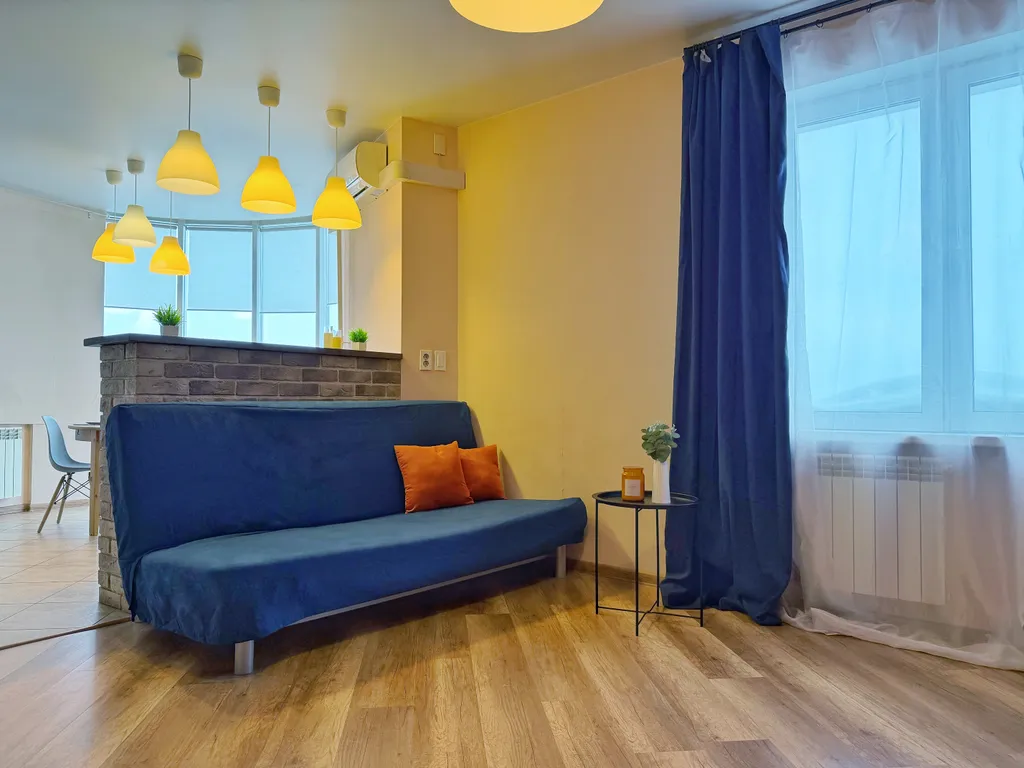 Стильная 3-к квартира в центре в ЖК Эдельвейс с панорамным видом