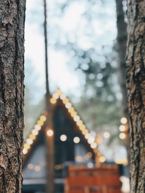 Белый а-фрейм