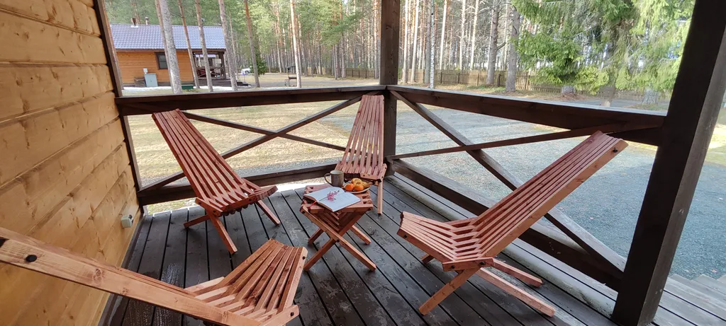 Коттедж Кивач с сауной и видом на озеро