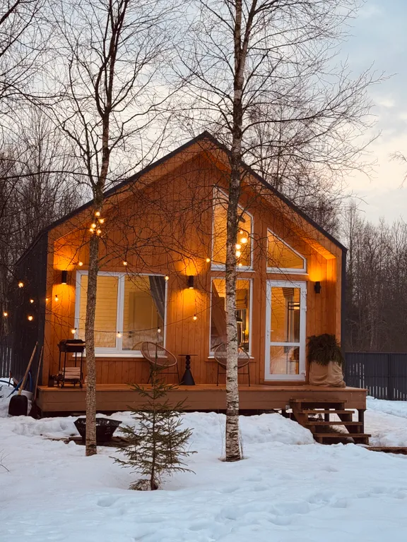 Дом с видом на лес Sunset house