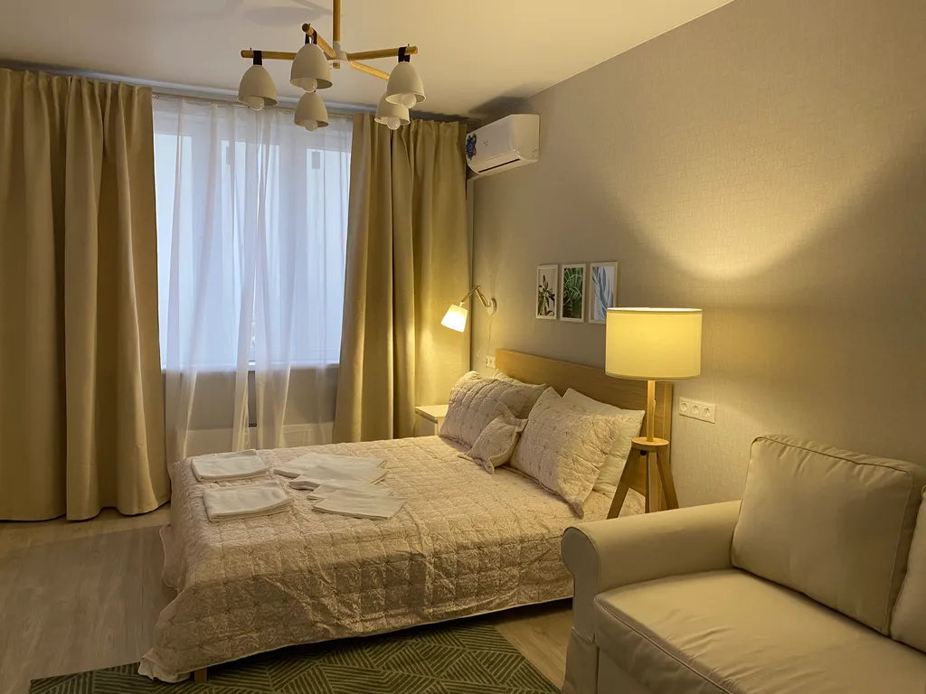 Квартира Квартира Стильная 1ком с видом на Енисей — Красноярск