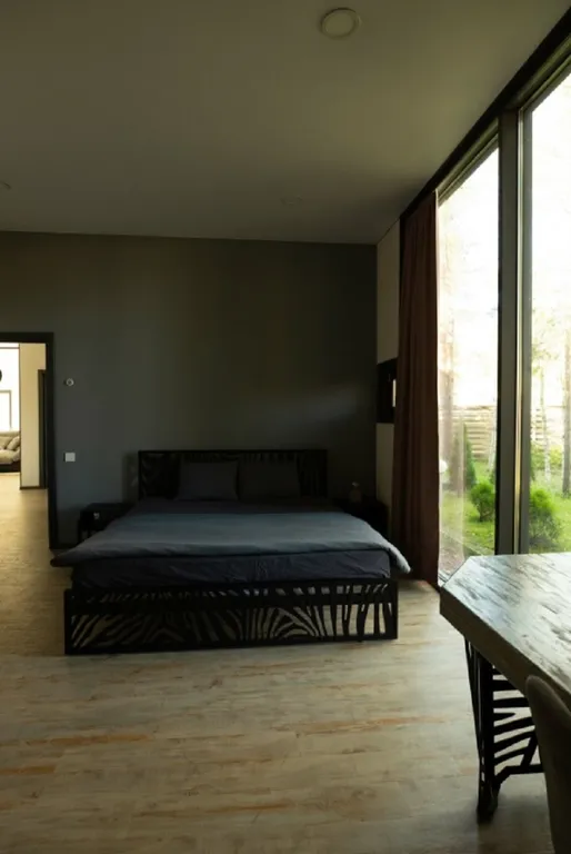 Дизайнерский коттедж с садом на крыше