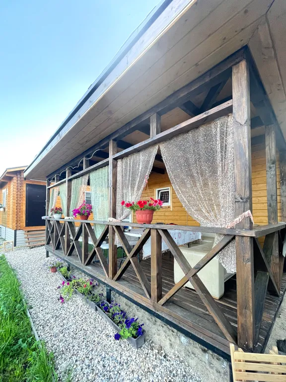 Уютный дом с баней и террасой