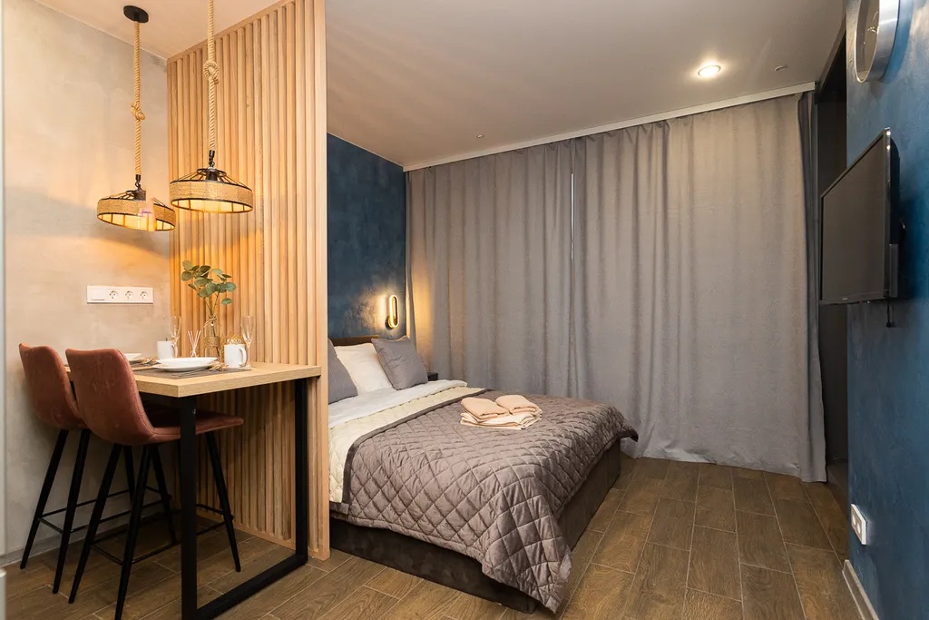 Стильная и уютная студия рядом с метро