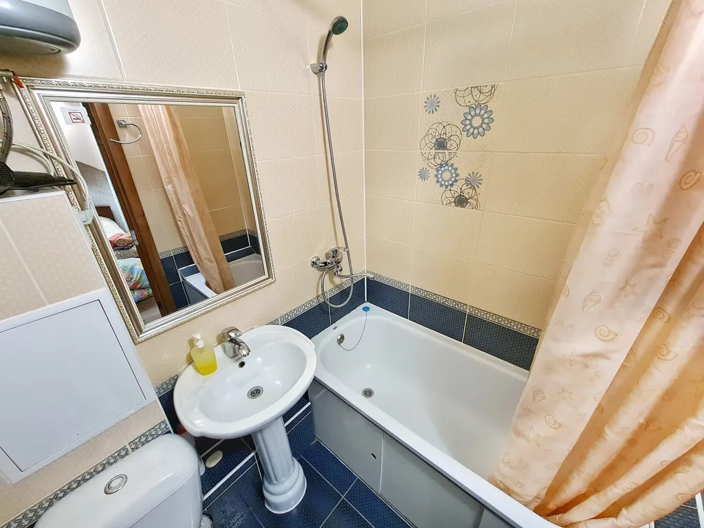 Уютная студия, подходящая для размещения 4 человек