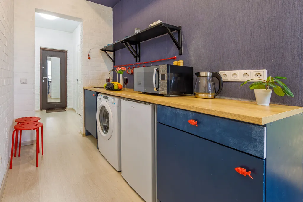 Апартаменты с видом на город рядом с метро