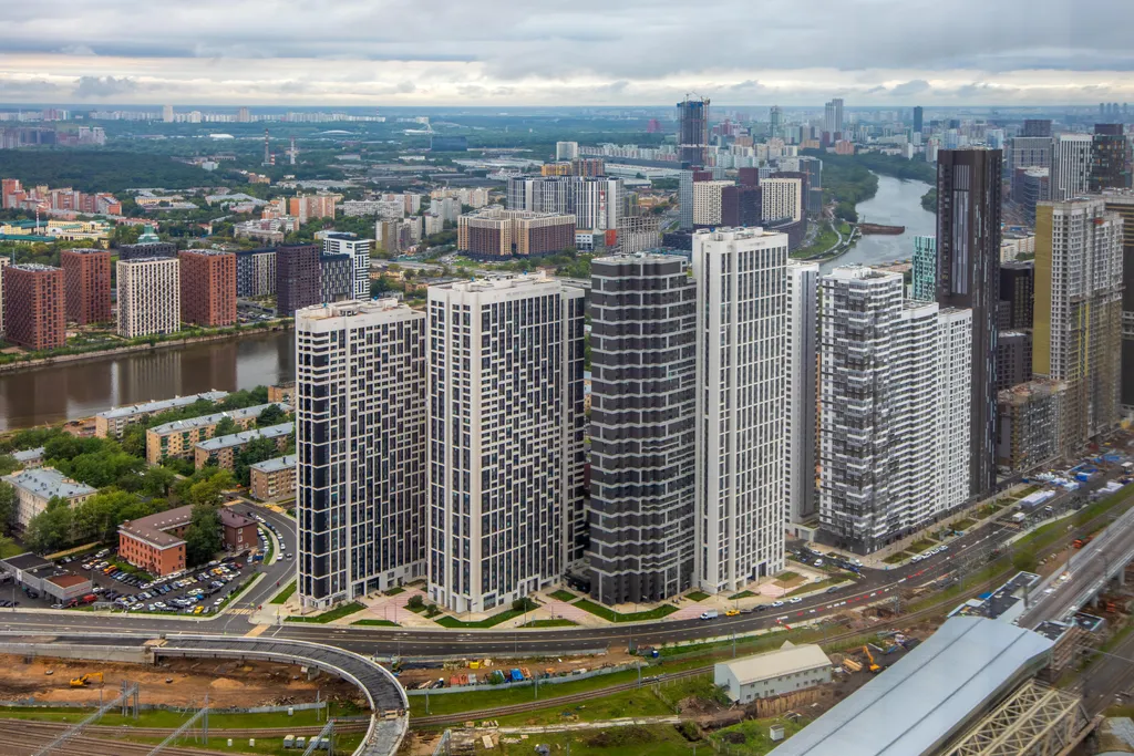 Квартира Квартира Уникальная панорамная студия с видом на Москва-Сити — Москва