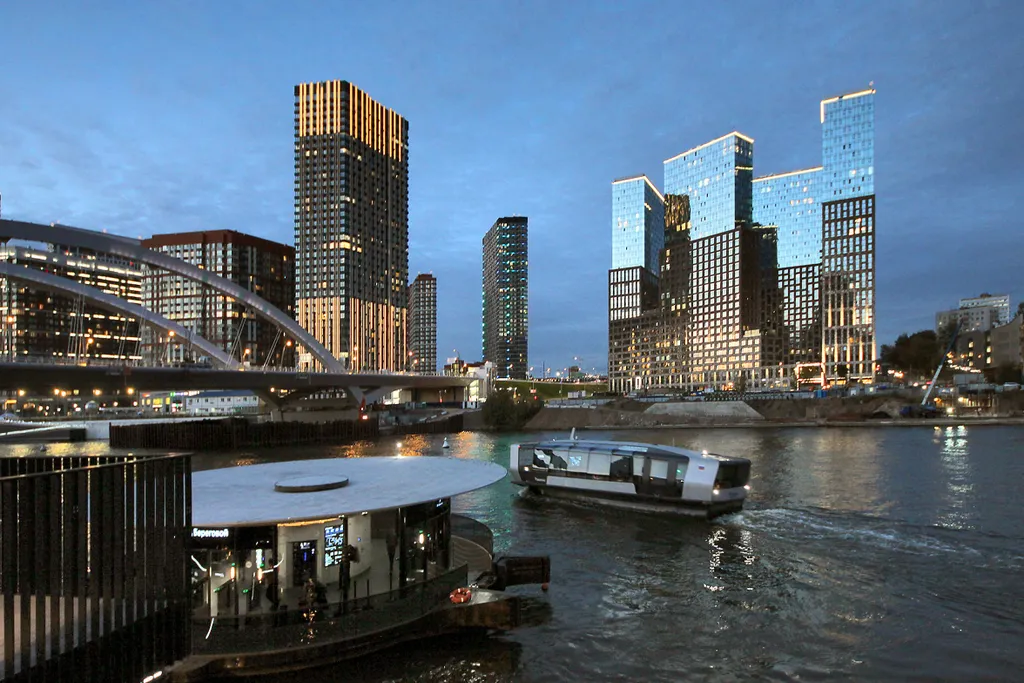 Квартира Просторная евро 3к квартира с видом на Москву-реку — Москва