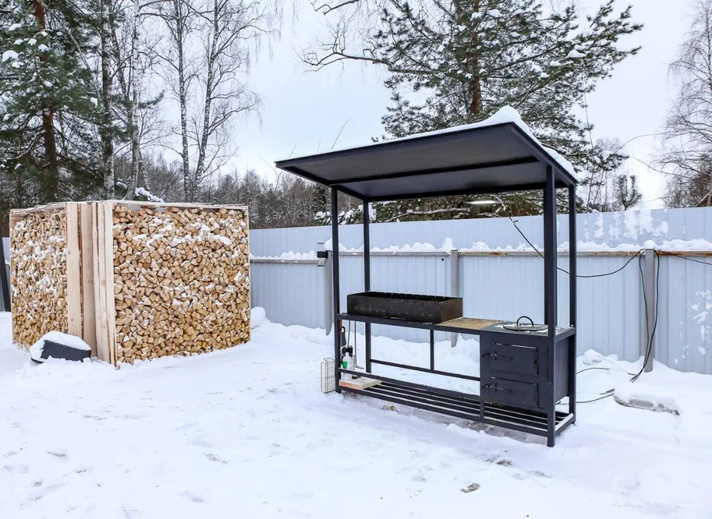 Большой дом a-frame в-небо с бассейном