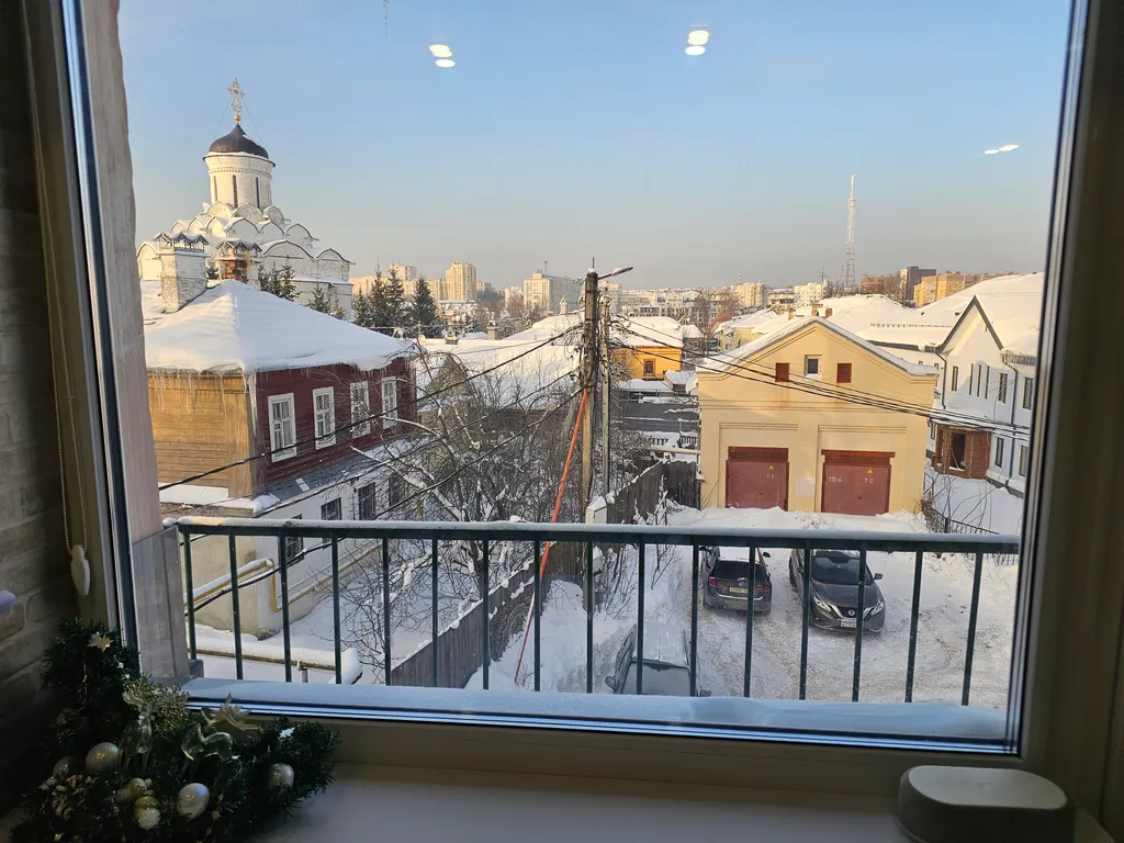 Прекрасный вид из квартиры в центре