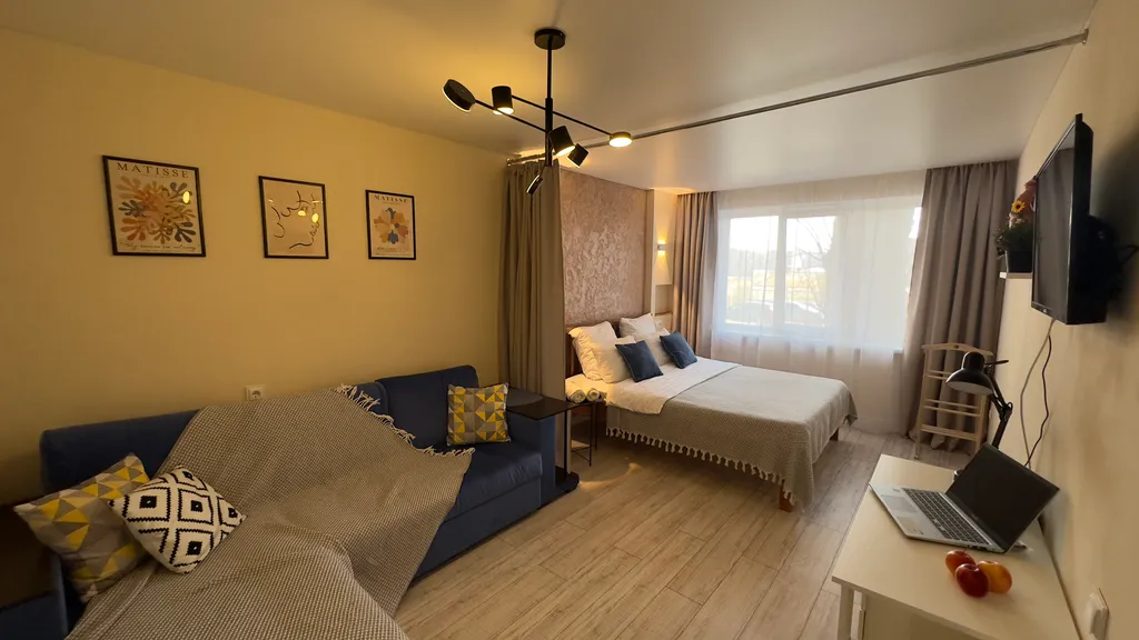 Безопасная квартира в центре города с удобным заездом с трассы