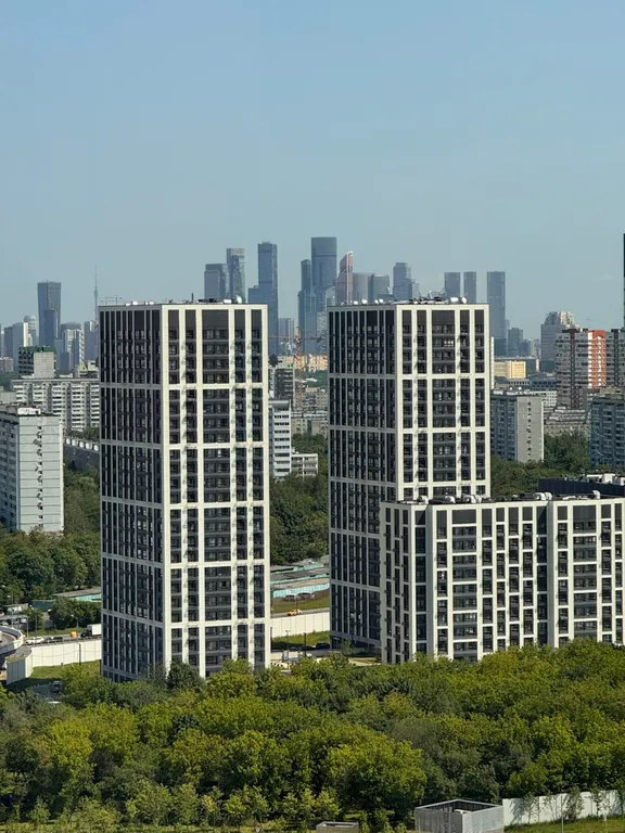 Квартира Евро-трёхкомнатная квартира с потрясающим видом на город у метро Аминьевская — Москва