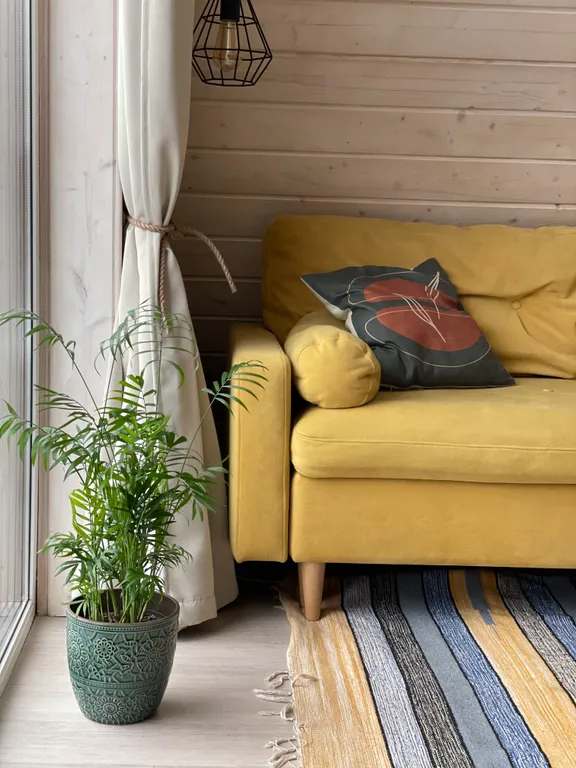 A-frame с банным чаном на берегу водоёма