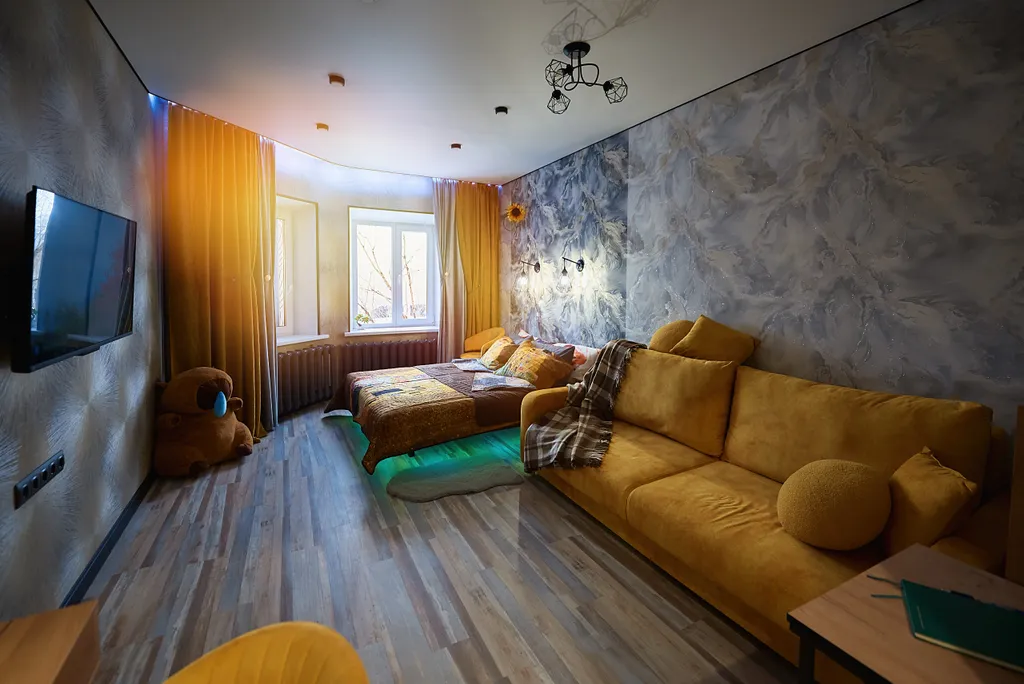 Capybara's style: центр, парящая кровать, тв-алиса, качель