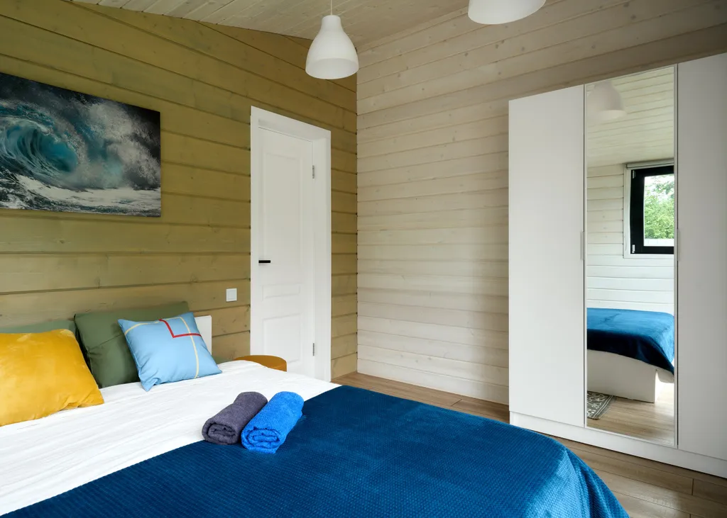 Дом Хвоя с баней с видом на ручей