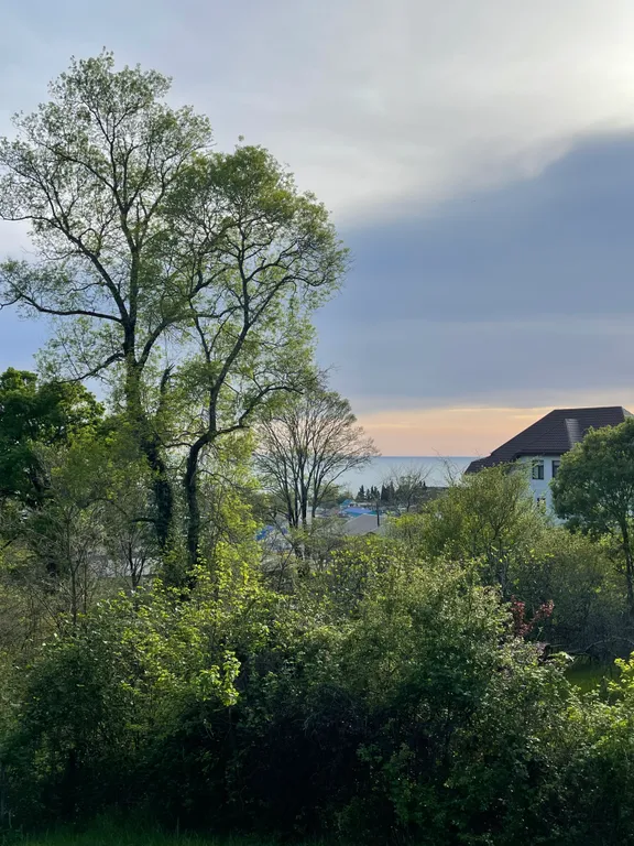 Уютный дом с видом на море и лес