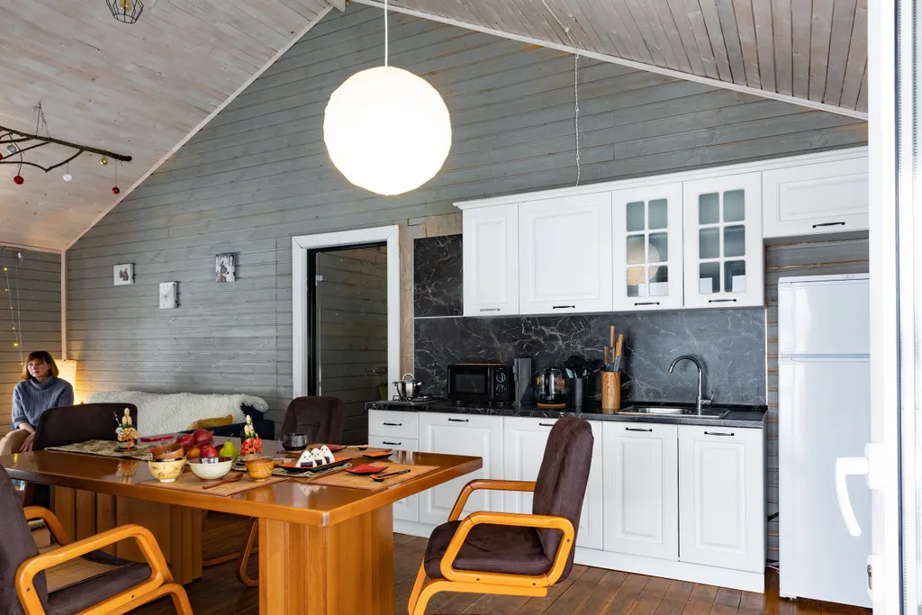 Шале с камином