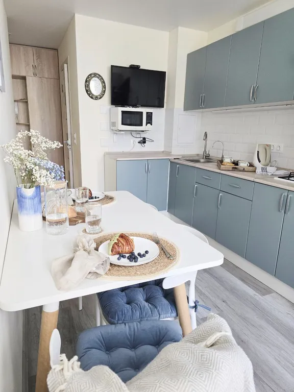 Светлая квартира на берегу Волги