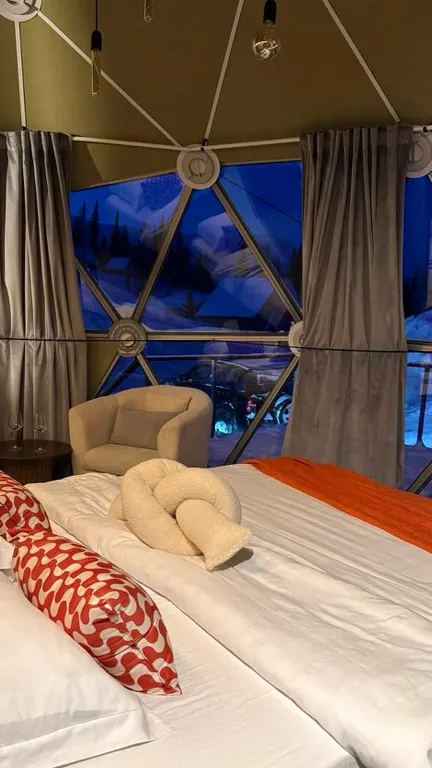 Коттедж Купольный дом «WOOD» на 4 гостя — Шерегеш