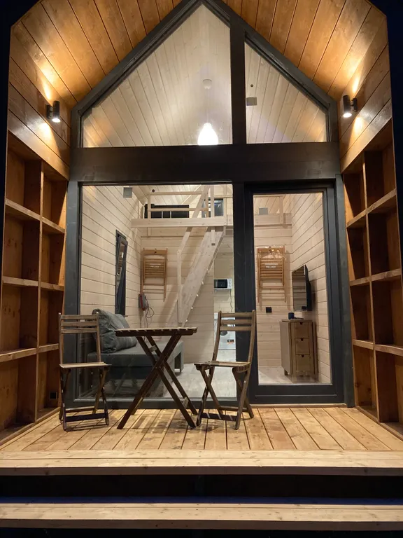 Коттедж Коттедж Новый барнхаус с баней — Манюхино