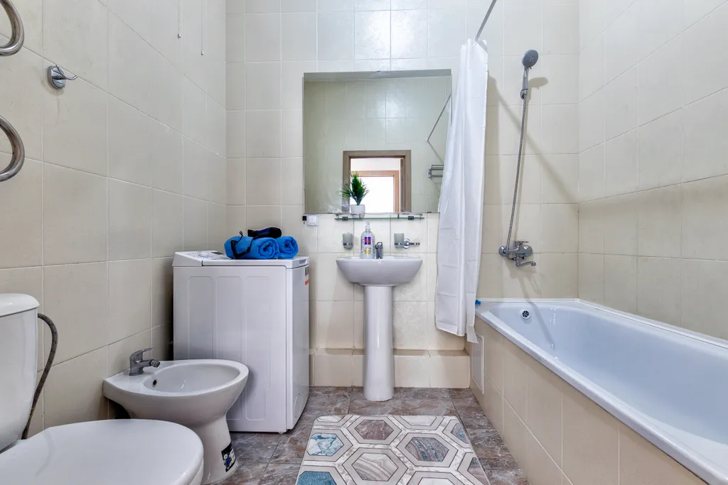 Уютная двухкомнатная с двумя двухспальними кроватями